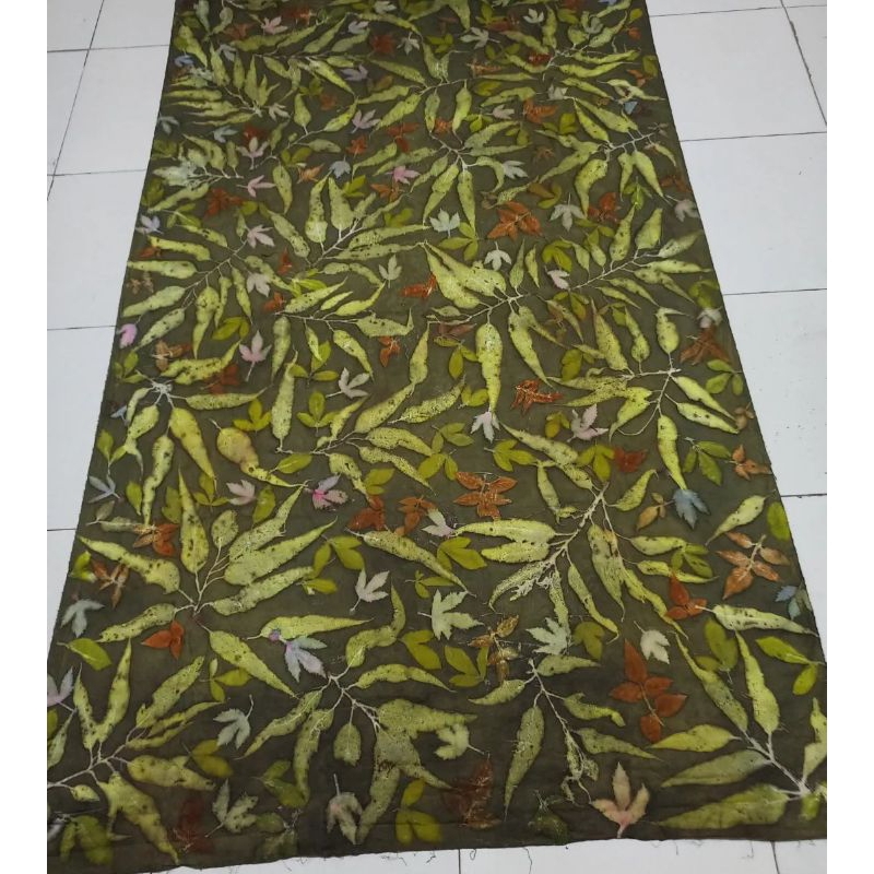 Kain batik ecoprint Katun