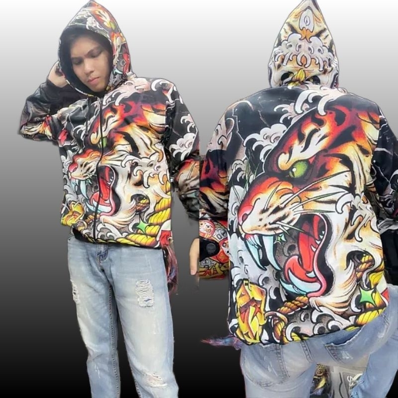 Jaket Sukajan Harimau Sukajan Printing