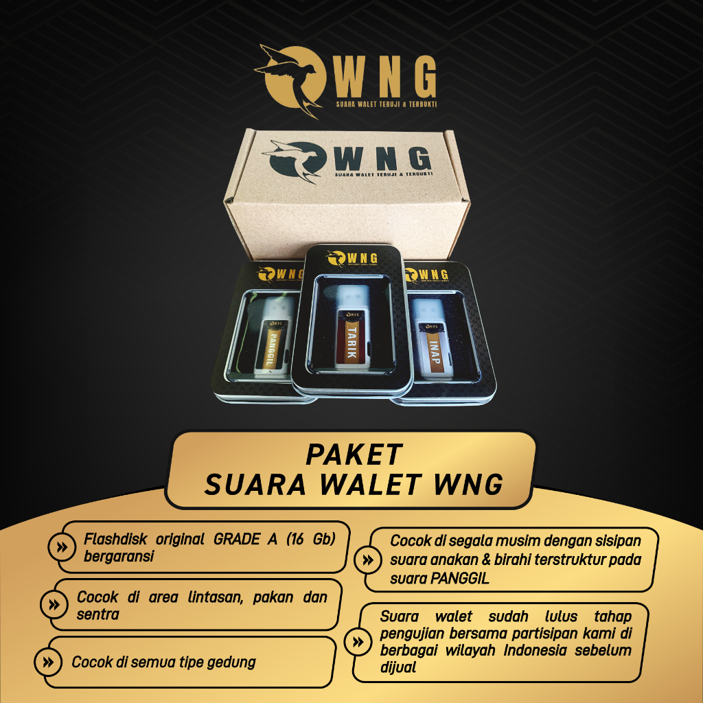PAKET SUARA WALET KOMPLIT PANGGIL + TARIK + INAP / SUARA WALET ORIGINAL