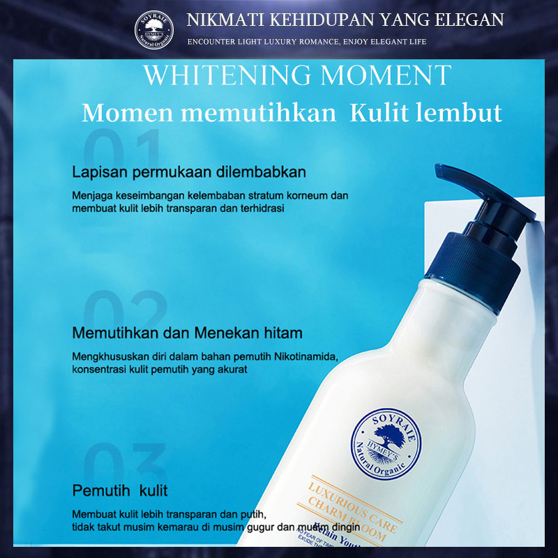 Lotion Pemutih Badan Body Lotion Pemutih Pemutih Badan Permanen 300ML Niacinamide Memlembabkan Kulit Kering,Menghidrasi,Melembutkan,Whitening body