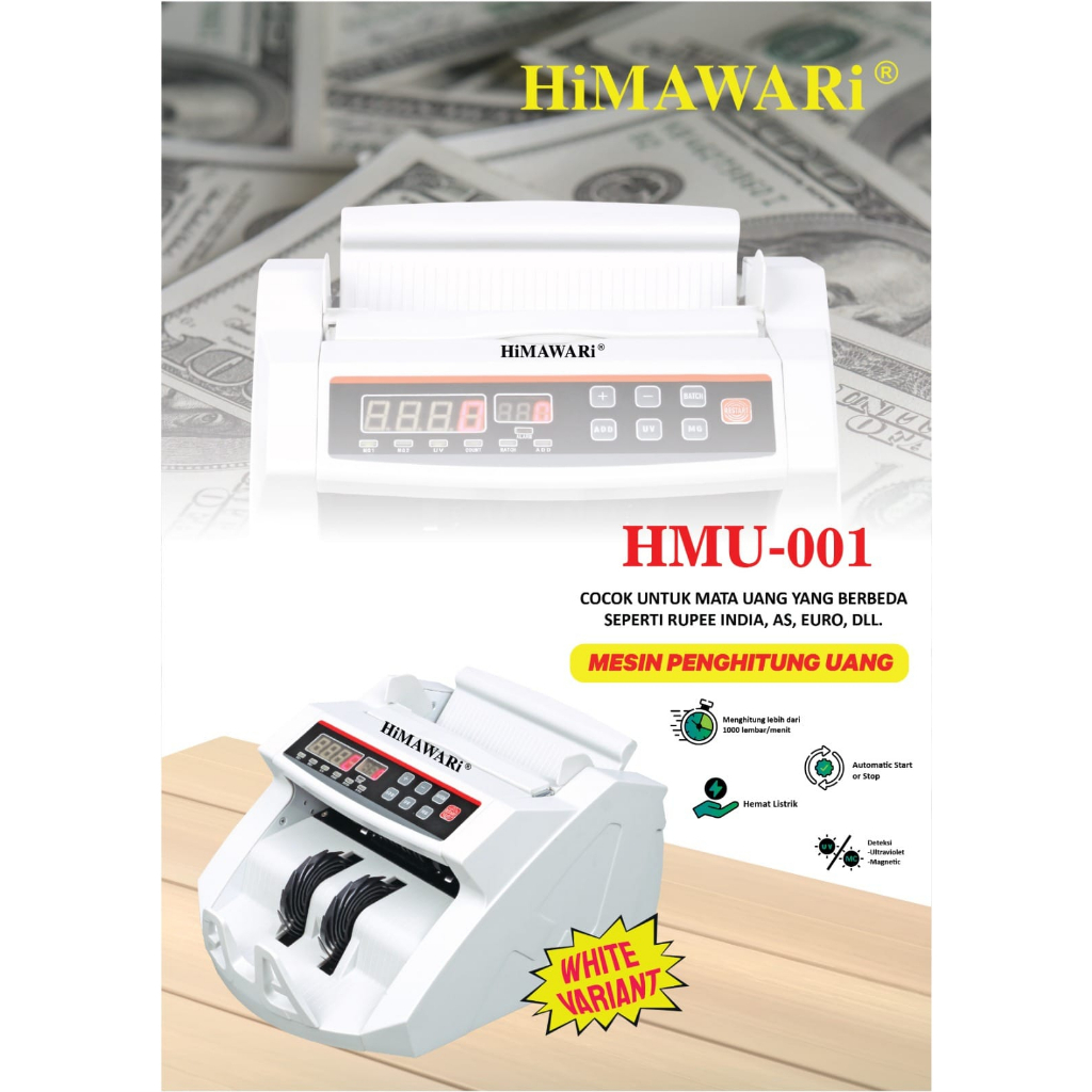 ALAT HITUNG UANG HIMAWARI HMU-001 TERBARUU