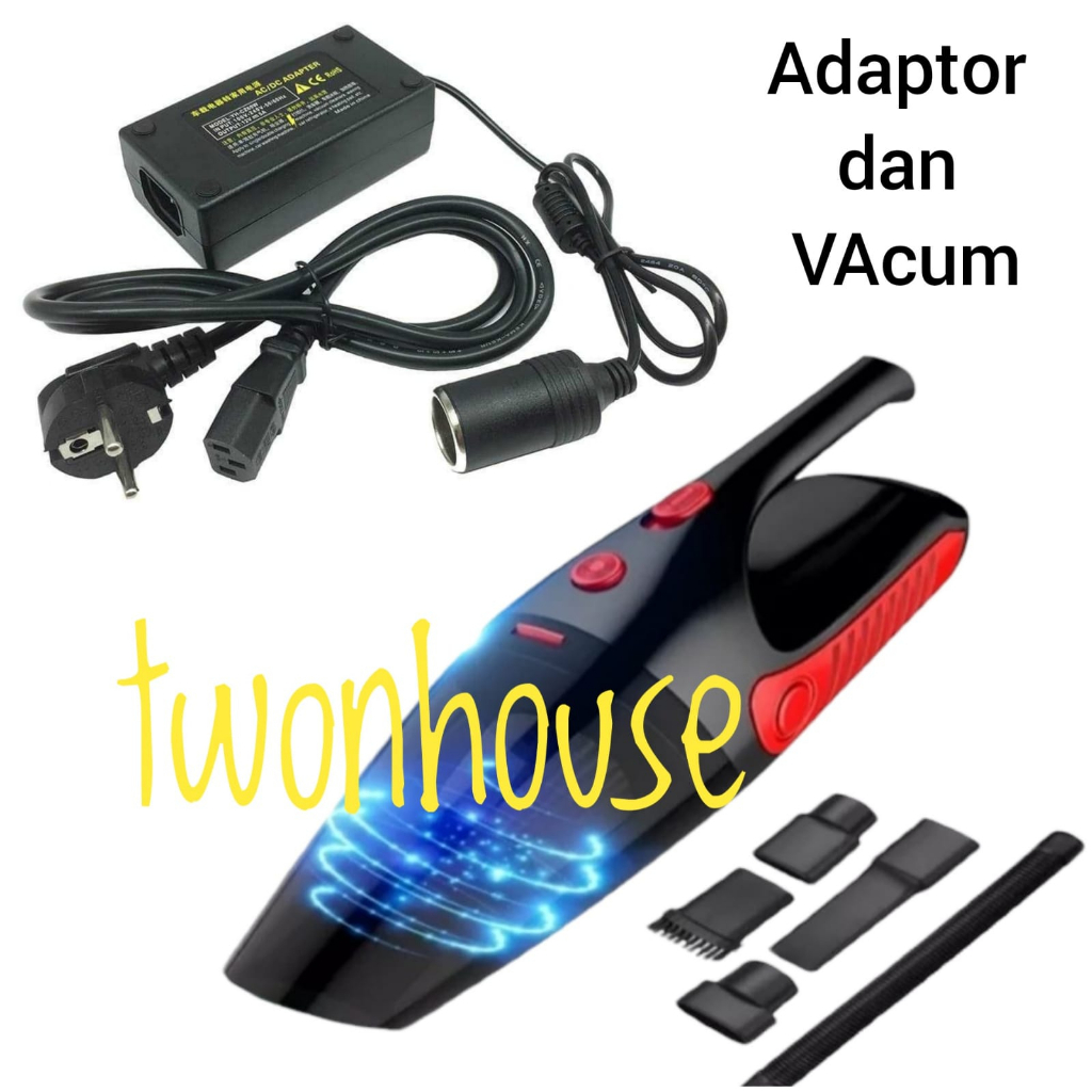 Penyedot Debu Vacum Cleaner 120W Kuat Vacuum Cleaner Mobil Cordless Vacuum Wet And Dry Cleaner Penghisap Debu USB