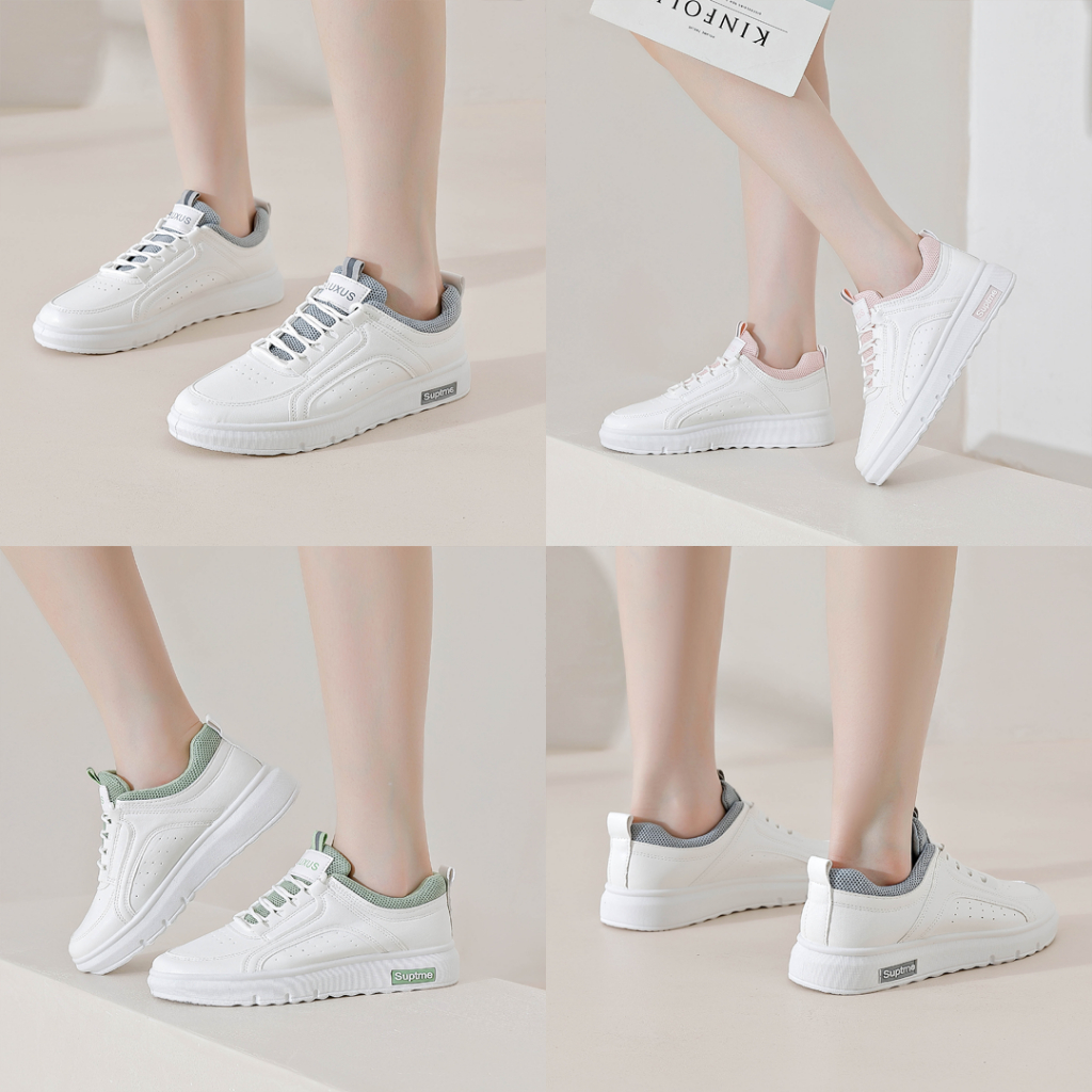 FREE KOTAK SEPATU!!! SALE!!! TAEYEON SEPATU WANITA SNEAKERS FASHION IMPORT KOREA TRENDING - K198