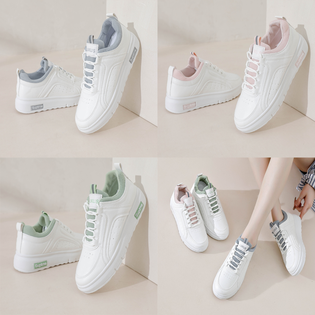 FREE KOTAK SEPATU!!! SALE!!! TAEYEON SEPATU WANITA SNEAKERS FASHION IMPORT KOREA TRENDING - K198