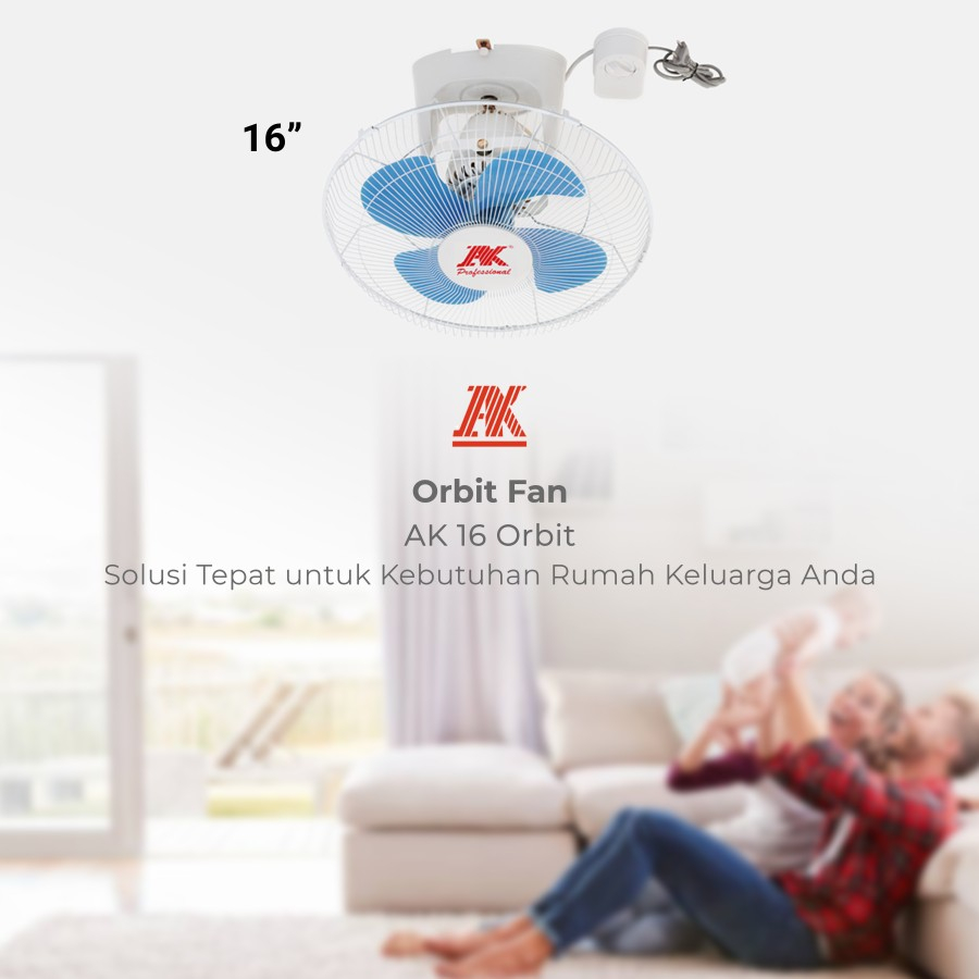 Orbit Fan AK-sogo16 INCH | AK-sogo ORBIT 16 | KIPAS ANGIN | BERGARANSI RESMI MANTAP