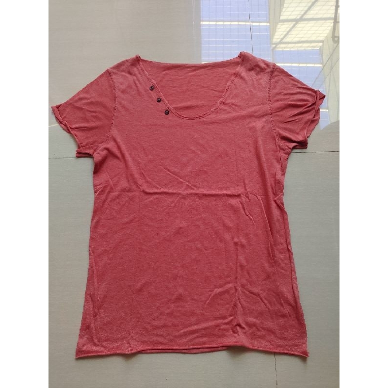Kaos Pria V-Neck TOPMAN