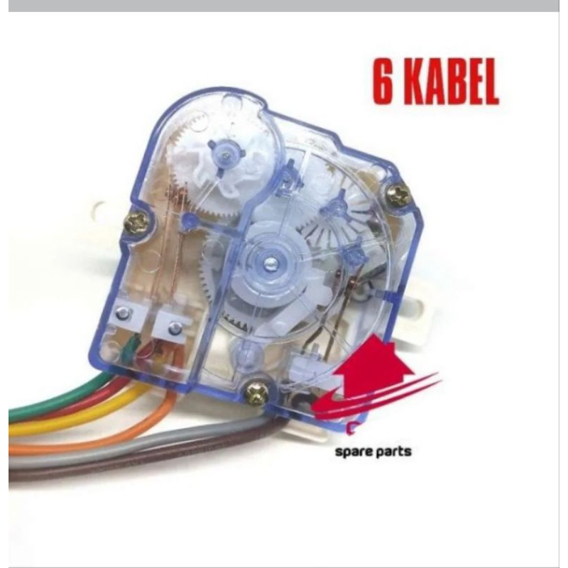 TIMER MESIN CUCI DENPOO 6 KABEL & 7 KABEL