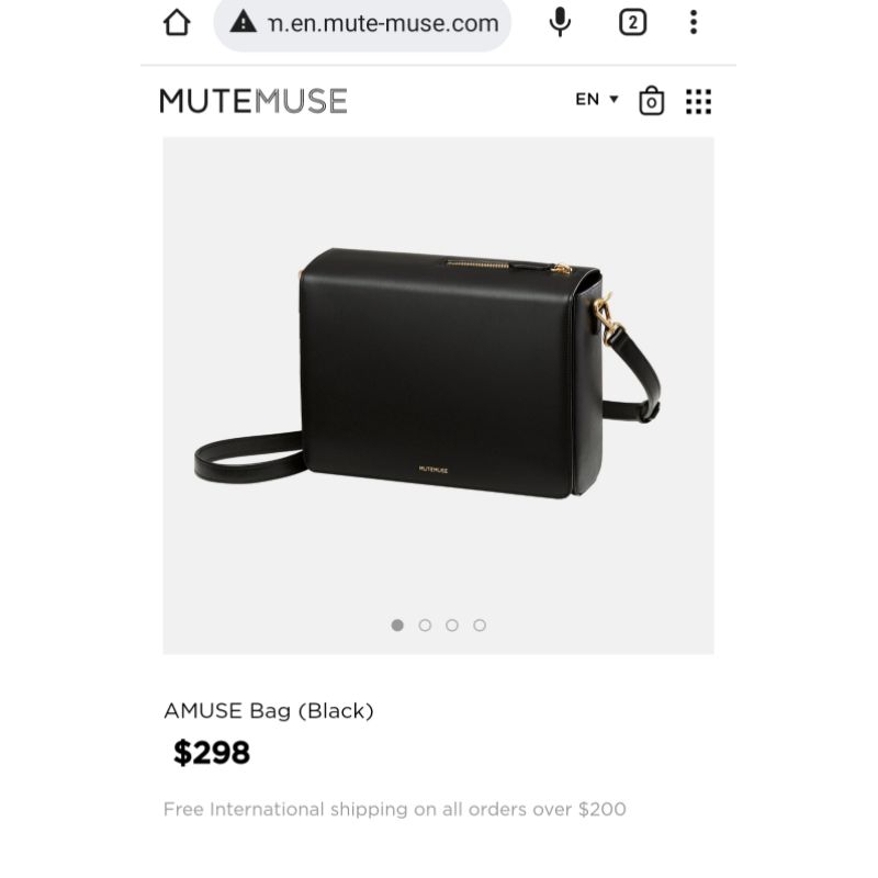 mutemuse amuse bag sling kulit asli korea