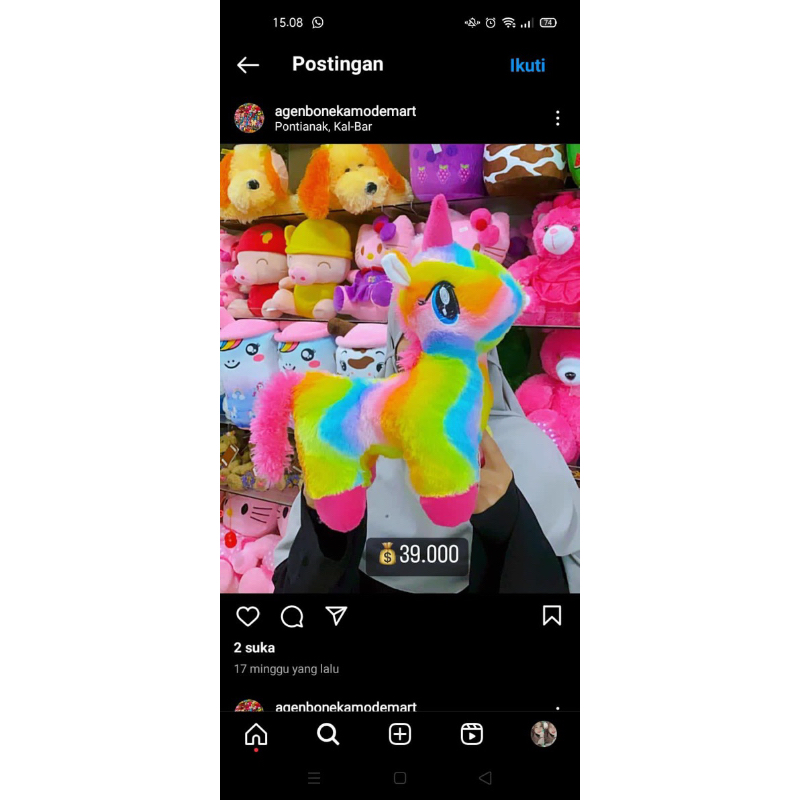KUDA PONI RAINBOW