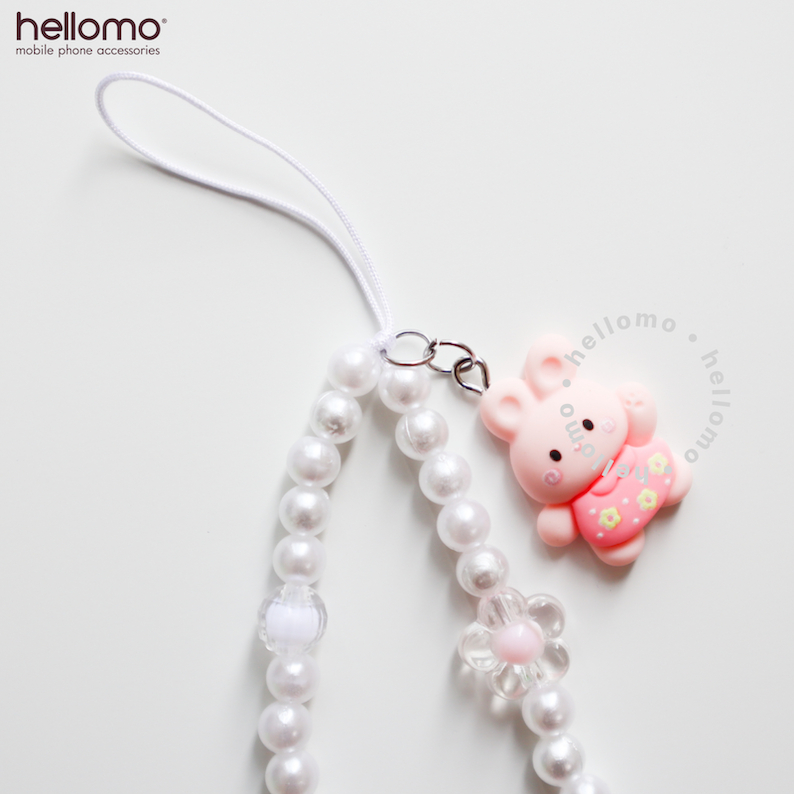 Gantungan Kunci / Tas / Kalung / Charms / Liontin Beruang Resin Clay Cute Bear