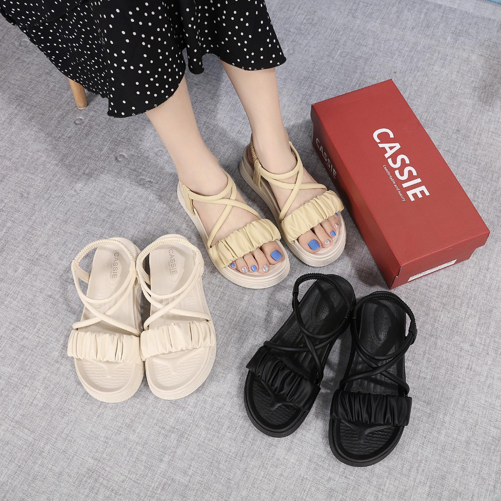 GSW Sandal wanita import sepatu sandal wanita import ( JESLIN ) sandal wedges wanita sendal wedges wanita Sepatu sandal gunung wanita