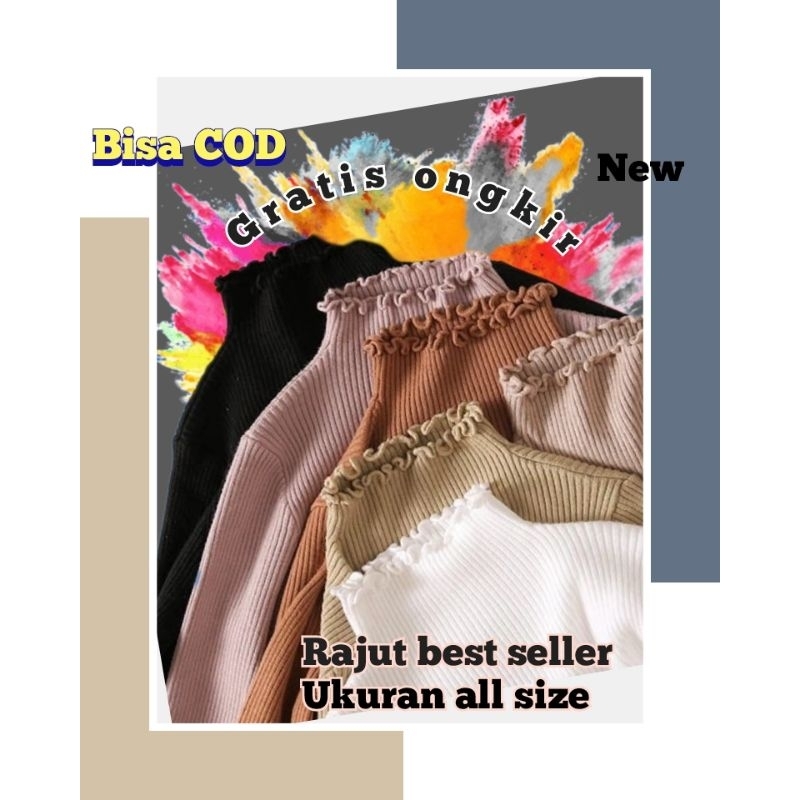 baju rajut wanita lengan panjang baju wanita baju rajut kekinian dalaman baju rajut lengan panjang