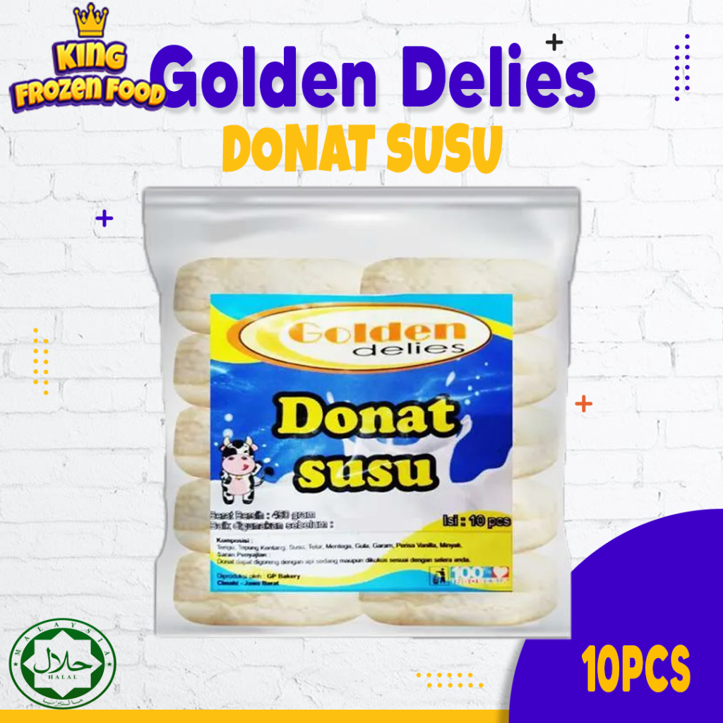 Donat Susu Golden Delies Isi 10Pcs 22Pcs