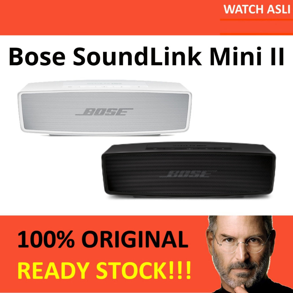 Bose SoundLink Mini II 2 Special Edition Wireless Speaker Black Silver Ori