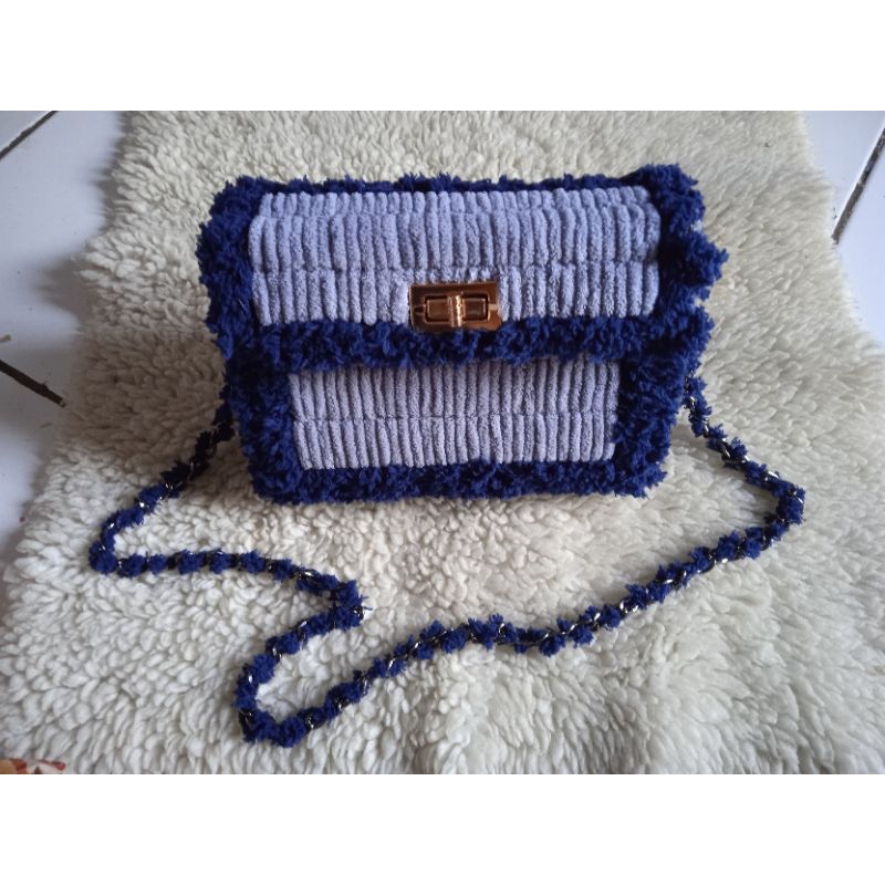 Tas plastik kanvas handmade