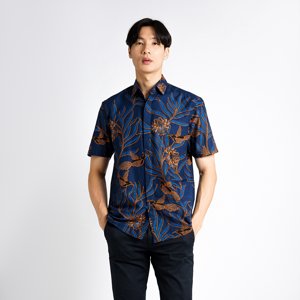 My Aksa Batik Pria Kemeja Pendek Brody Bethany