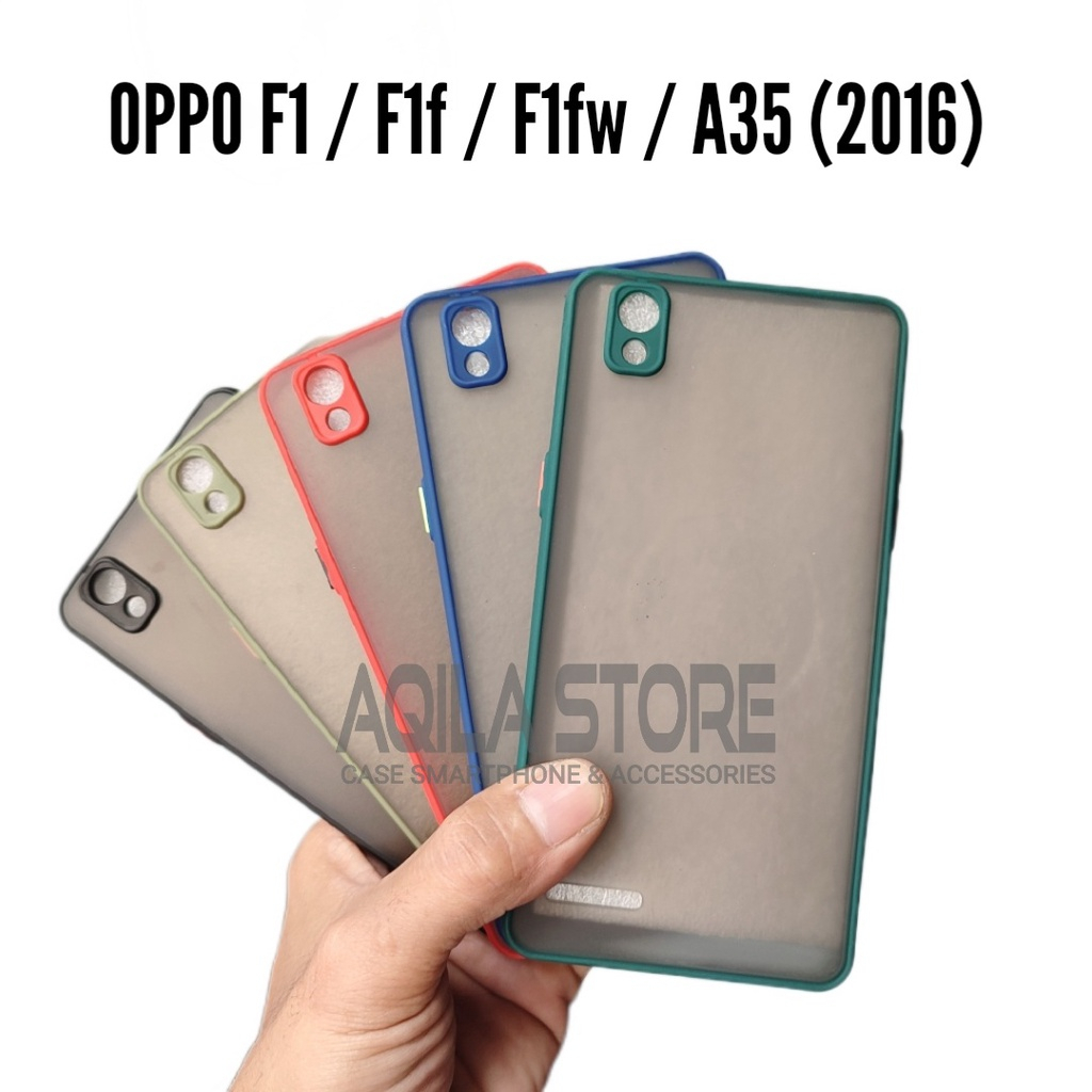 Case Oppo F1 / F1f / F1w / F1fw / A35 (2016) Aero Fuse Transparan Dove