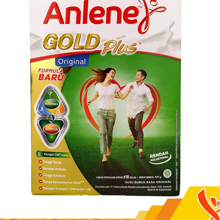 

ANLENE GOLD PLUS ORIGINAL/PLAIN SUSU BUBUK 640GR