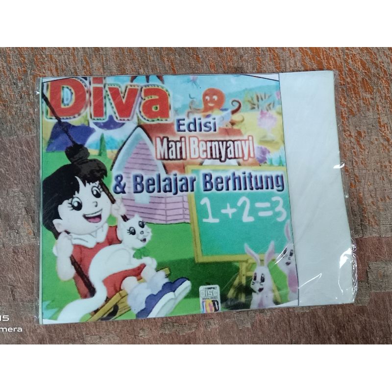 Kaset Vcd lagu Diva edisi mari bernyanyi dan belajar berhitung