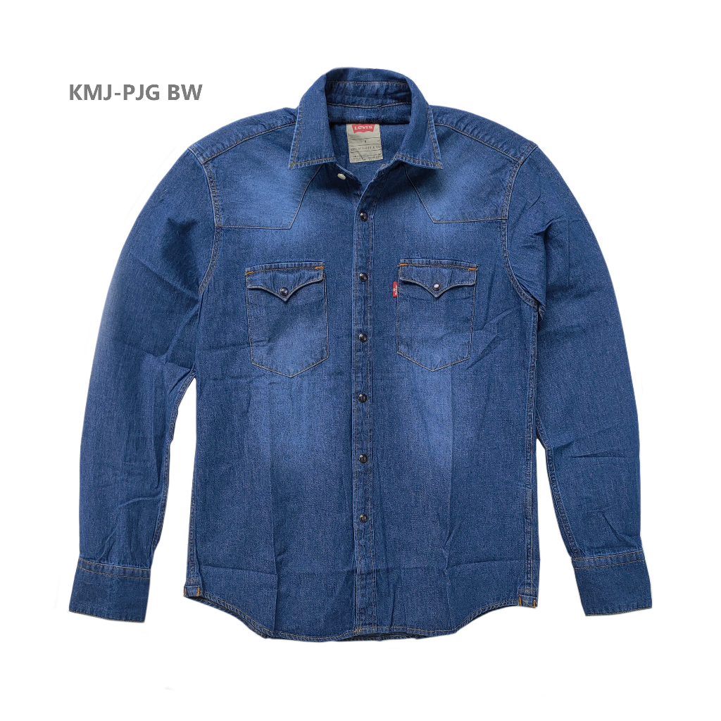 Kemeja Levi's Original - Kemeja Panjang Pria - Blue Series