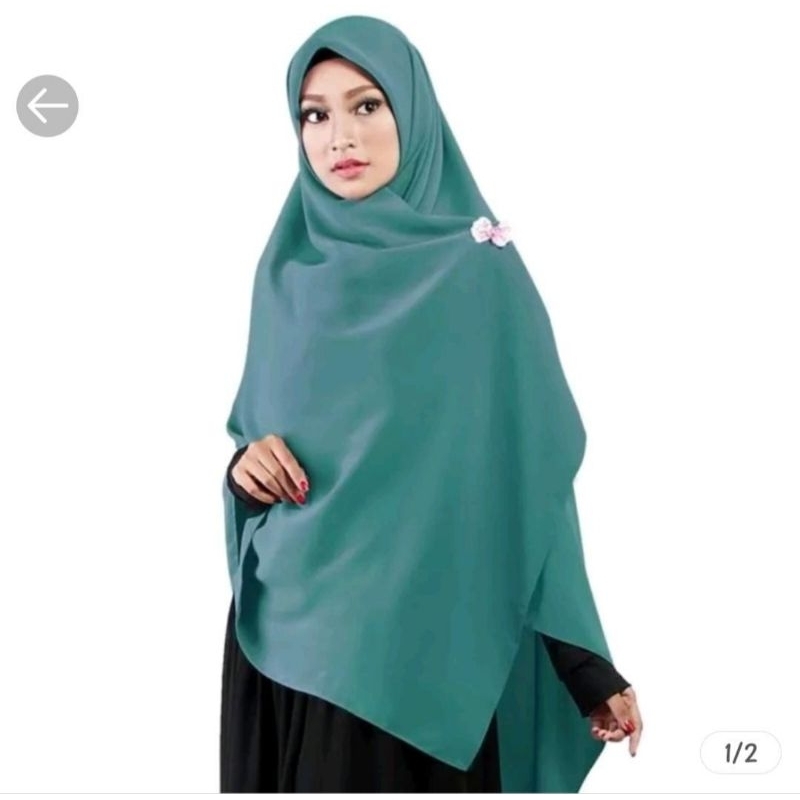 Hijab square/jilbab wolfis /jilbab segi 4 ukuran 150 x 150 cm wolfis