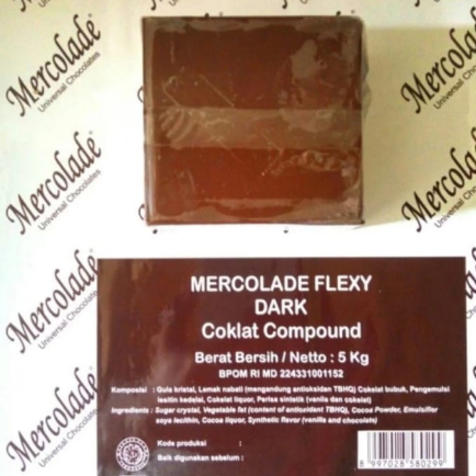 

mercolade dark chocolate compound 1kg repack