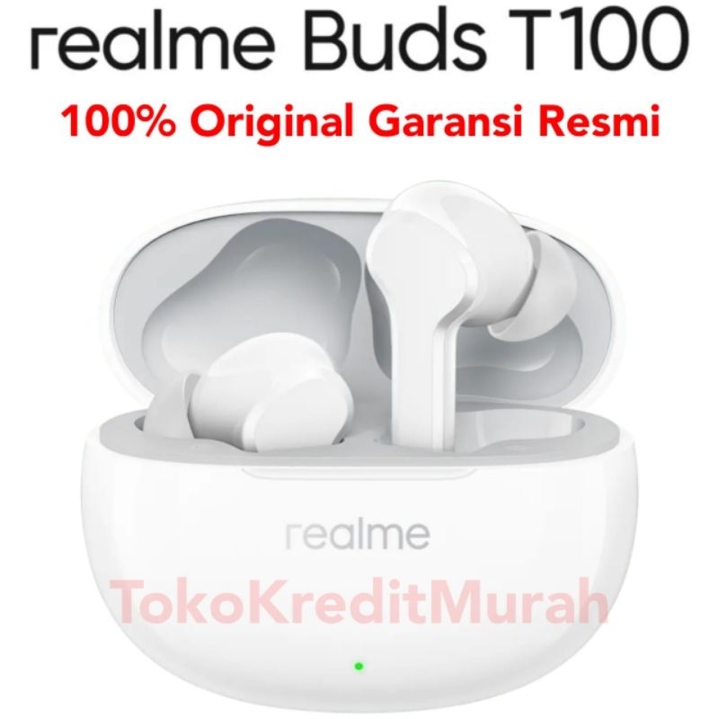 Realme Buds T100 TWS Bluetooth Headset Garansi Resmi