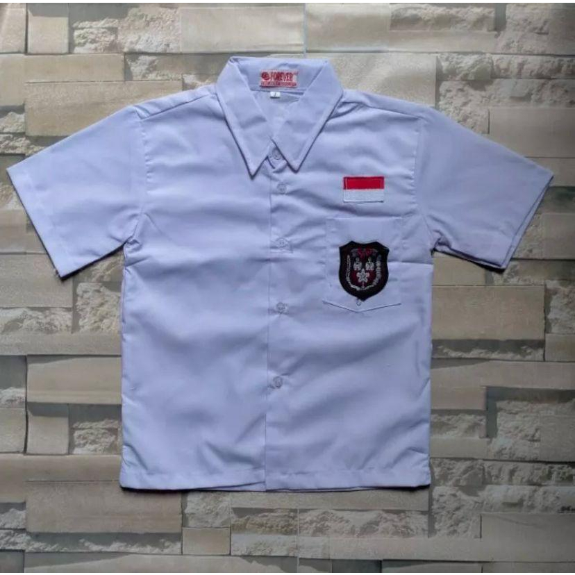 TERMURAH !!! BAJU SERAGAM PUTIH SD LENGAN PENDEK BAJU KEMEJA PUTIH ANAK LAKI LAKI KUALITAS PREMIUM