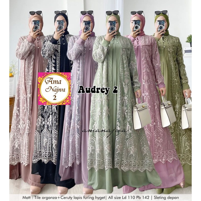 Pakaian Wanita Audrey 2 Dress