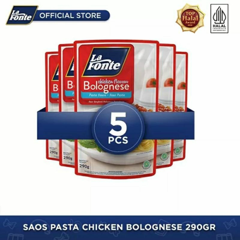 

LA FONTE SAOS PASTA CHIKEN BOLOGNESE 290 GRAM - 5 PCS