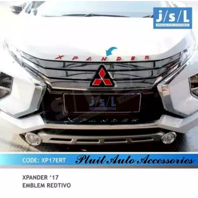 JSL Emblem Redtivo Mitsubishi Xpander / Xpander '17 Emblem Redtivo / Xpander '17 Emblem Chrome / Xpa