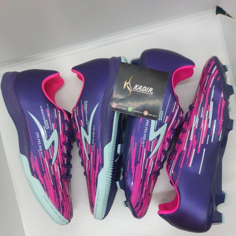 sepatu bola SPECS REBORN TERBARU & BARICADA S-TEAM KLOK ELITE FG & IN