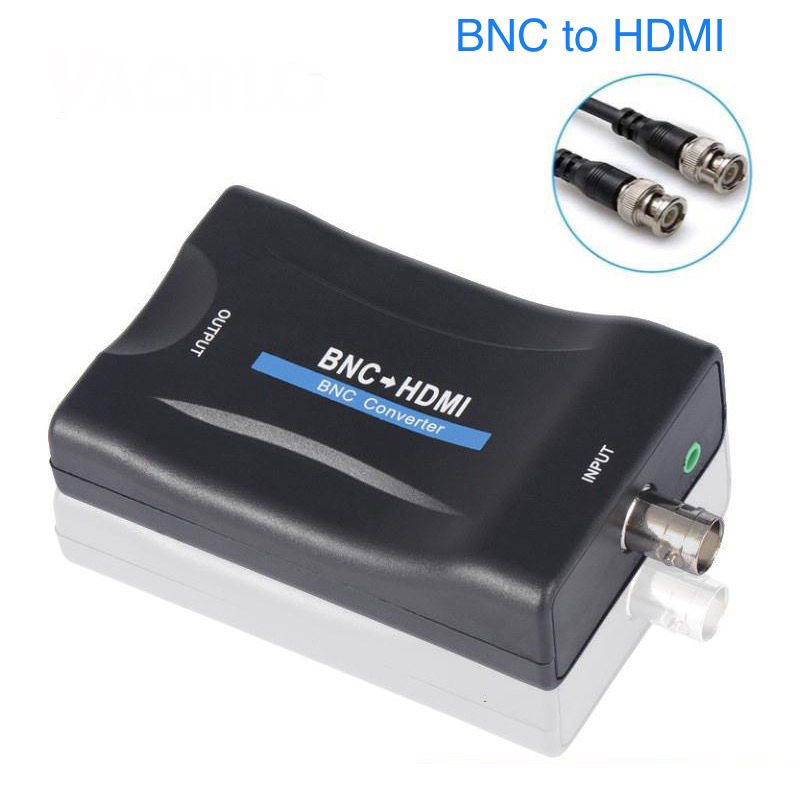 Konverter BNC To HDMI Converter Kabel Sinyal Adapter Display Video Conversor Pengintaitv Konverter Sinyal Untuk Komputer Notebook PC / DVR