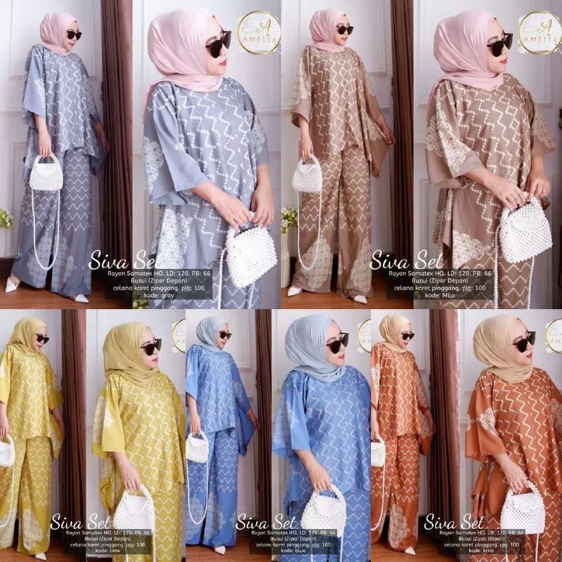 SETELAN SUPER JUMBO ONE SET  SAYAP BAJU BALI / SETELAN CAP / CELANA + ATASAN WAKA KHAS BALI / STELAN