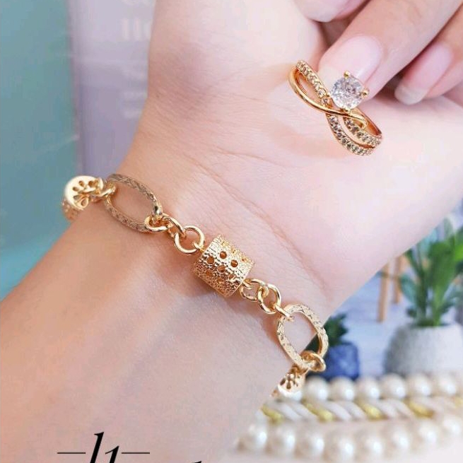 Set Gelang Cincin Xuping Gold Terbaru Lapis Emas 206a4