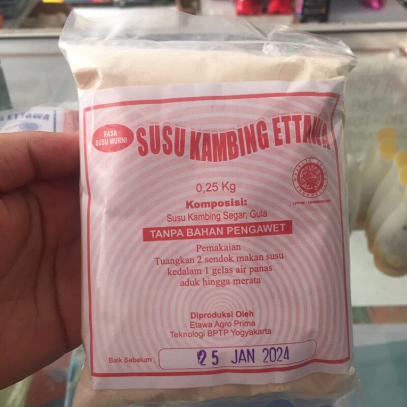 

Susu Kambing Ettawa Bubuk Murni Low Sugar/Rendah Gula