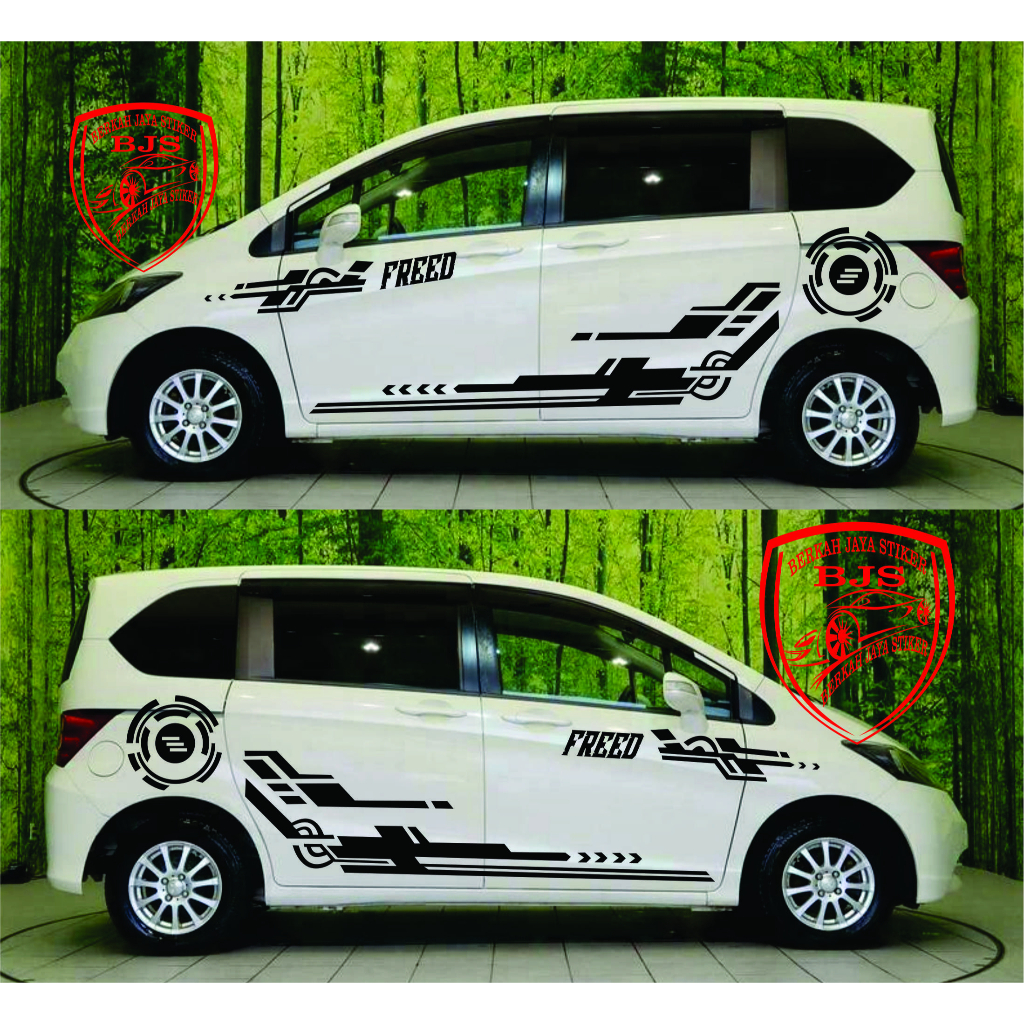 NEW stiker mobil honda freed stiker mobil honda stiker list body mobil stiker variasi mobil honda
