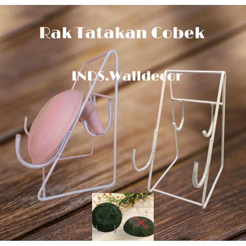 Stand Penyangga Cobek Batu Dudukan Cobek dan Ulekan Tatakan Cobek dan Ulekan Batu Multifungsi Bahan 