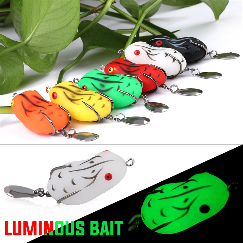 Sougayilang 5.2cm/2in 7.6g 0.27oz Lembut Udang Umpan Lembut Memancing Umpan dengan Hook Wobbler Sili