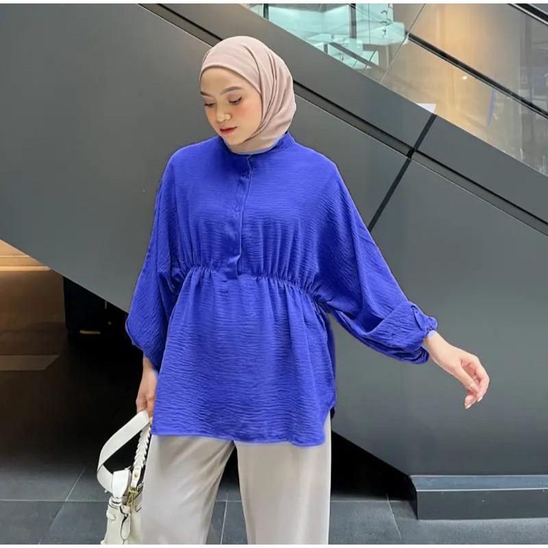 Kemeja Isyana Top Blouse KAncing Aktif