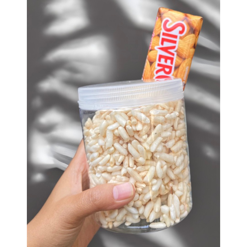 

meltscrip- rice crispy + almond slice saus silverqueen