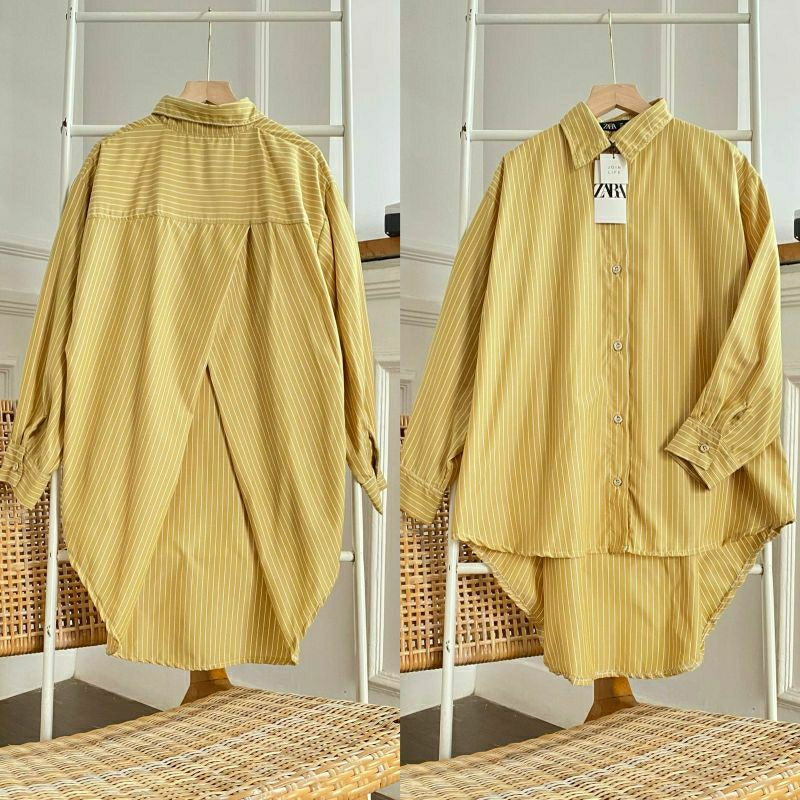 Marselle Zara Top, KEMEJA JUMBO WANITA CANTIK MODIS FIT XXL LD 120 BAHAN KATUN JEPANG PREMIUM KANCING AKTIF TERMURAH OOTD KEKINIAN TERLARIS