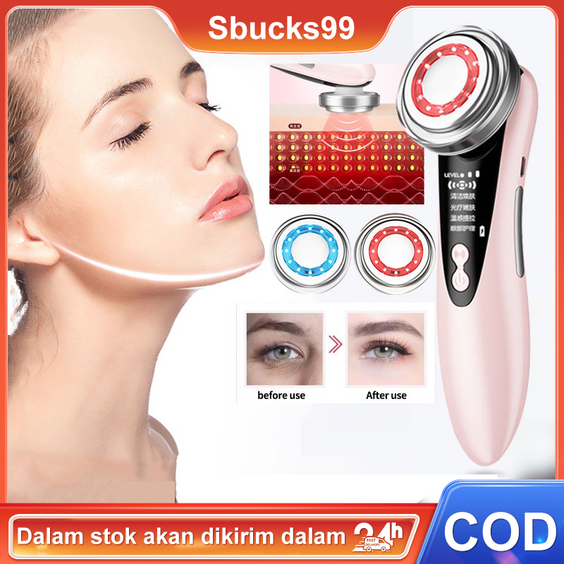 Pijat elektrik setrika wajah tools -Pemijat Perawatan Wajah Anti Aging Alat Facial Wajah Recharge USB