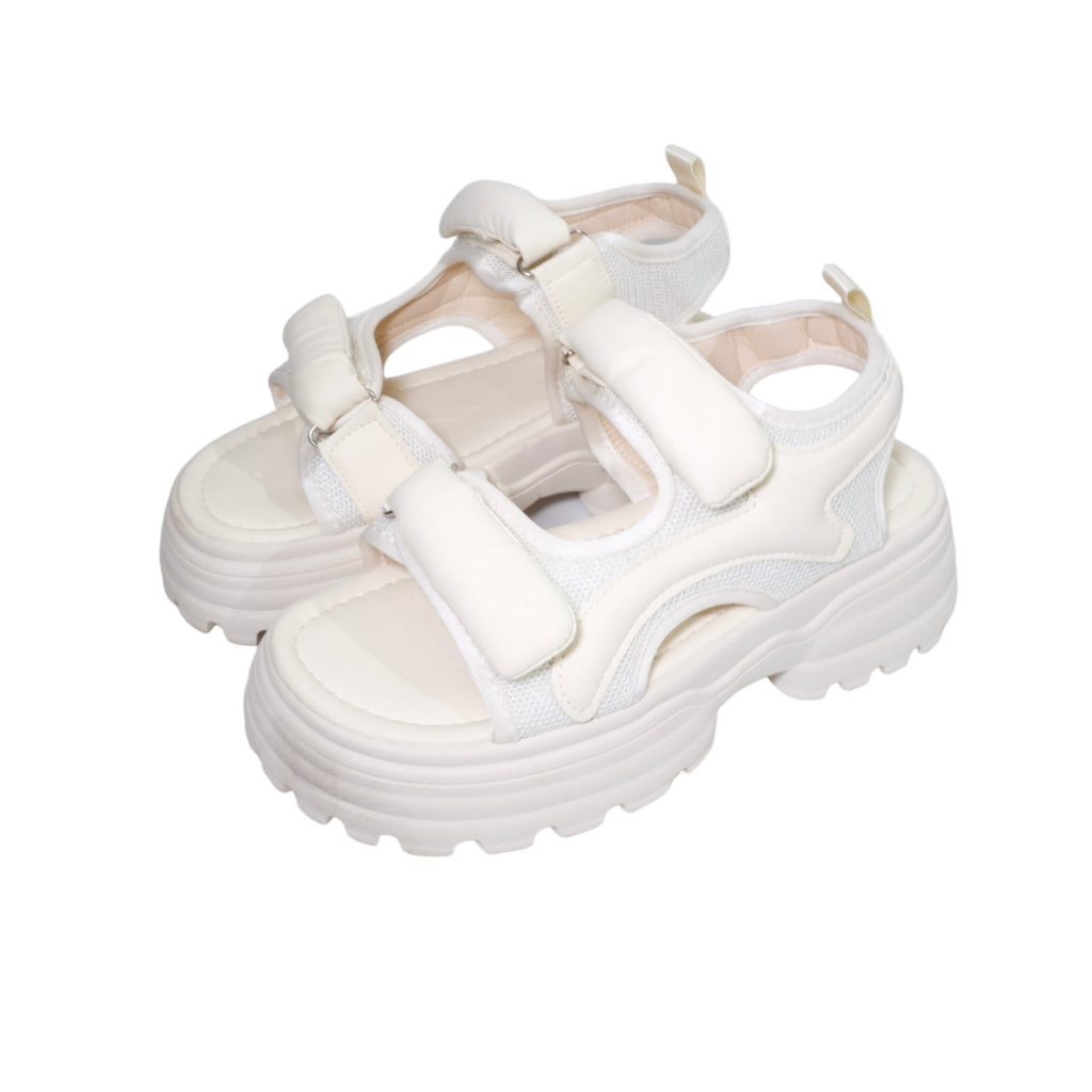 Nadilastuff J-hops Platform Sandal  Wanita Premium Korea Hak Tahu Ringan