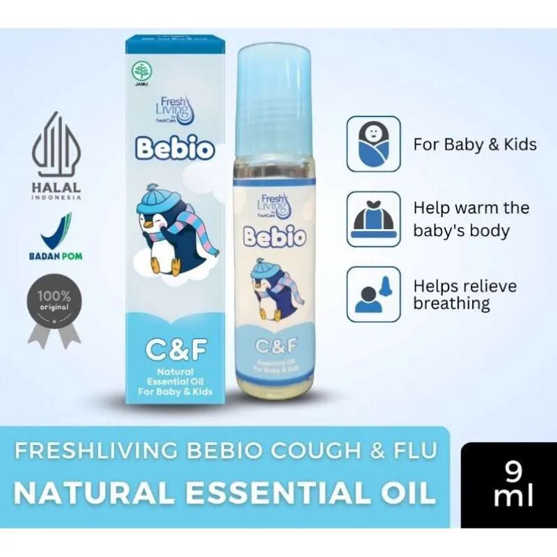 Bebio Fresh Living Essential Oil Roll On 6ml