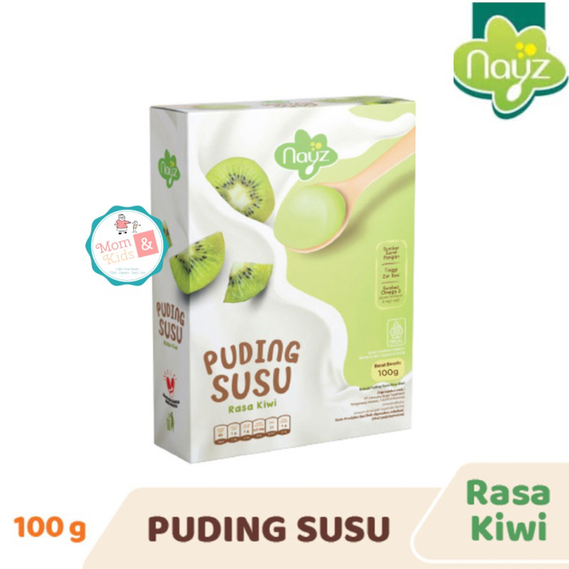 NAYZ PUDING SUSU 100gr | Pudding Snack MPASI Bayi Anak Organik