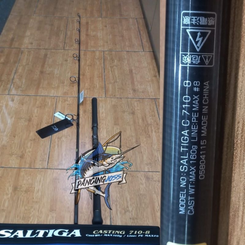 JORAN SPINNING DAIWA SALTIGA CASTING 710 8 PE8 NEW 2021