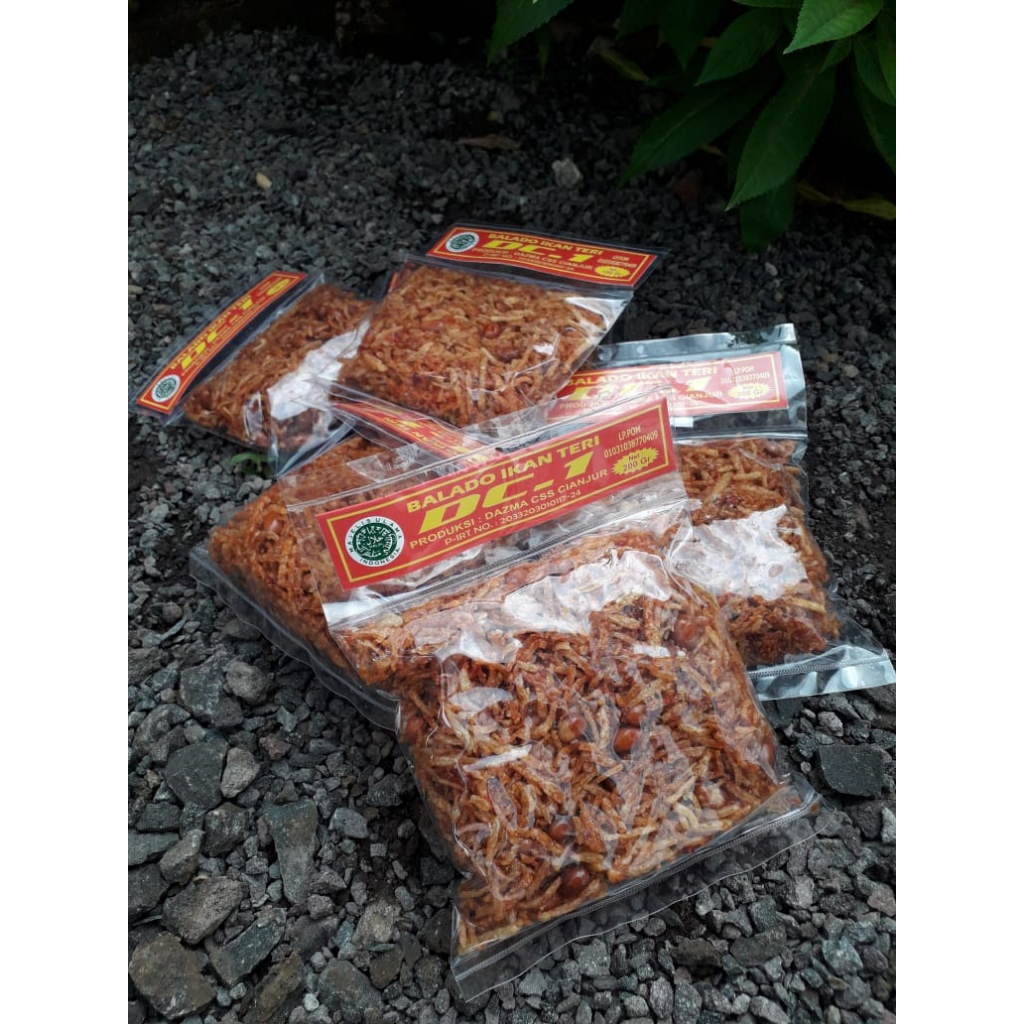 

TERI BALADO DC-1 200GR/KENTANG MUSTOFA/KHAS CIANJUR