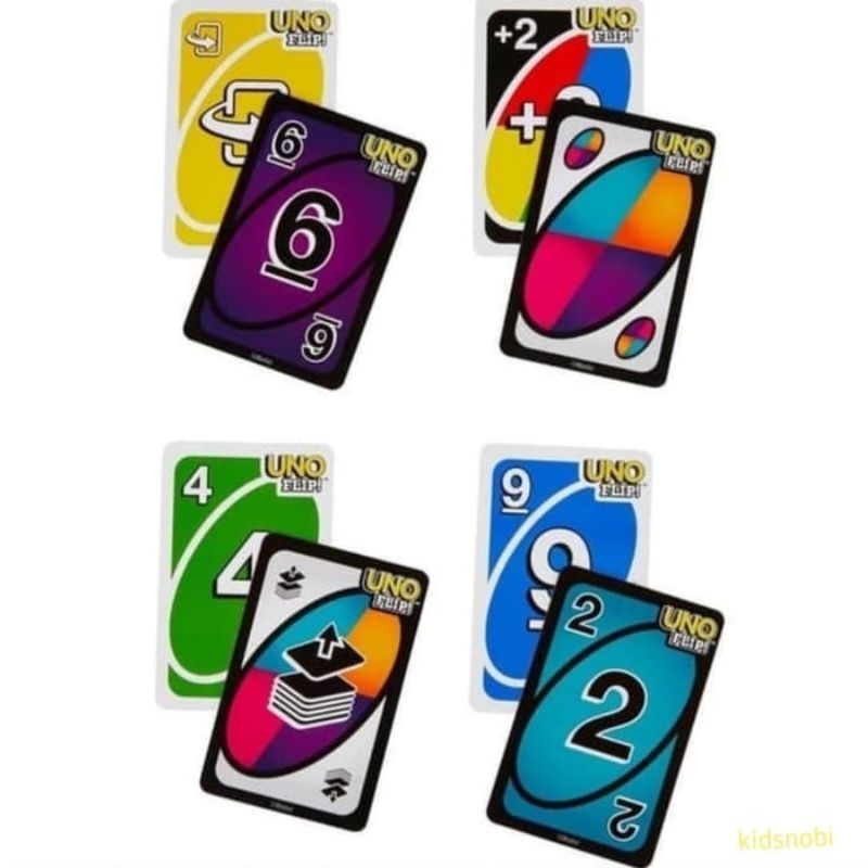 Kartu UNOO Flip Klasic Doos Mainan Kartu Game Edukasi Keluarga Challenge Menantang Game Seru Bersama