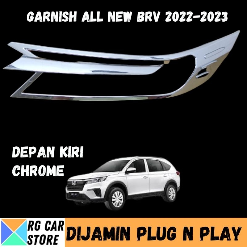 GARNISH ALL NEW BRV 2022-2023 CHROME DIJAMIN PNP TINGGAL PASANG BERKUALITAS